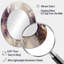 Prassede Modernist Expressions V - décor de miroir mural moderne unique Mid-Century, grand miroir mauve, impression d'art en métal-1198173864-1198173865