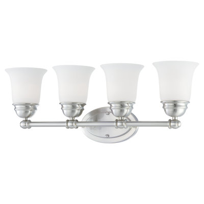 Selway 24.5'' Wide 4-Light Vanity Light - Brushed Nickel