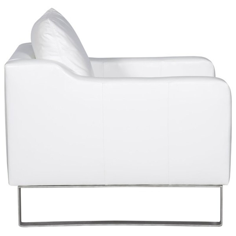 Thea Armchair, Distinct Shroom Genuine Leather