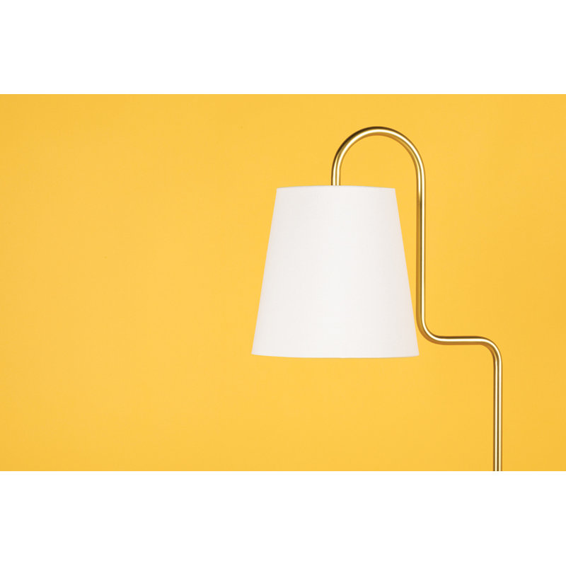 Lampe sur pied arquée 59 po Karsch, Laiton vieilli