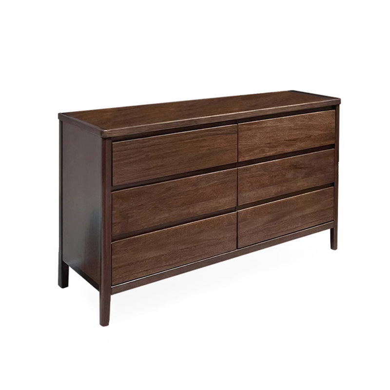 Commode 6 tiroirs en bois