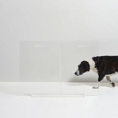 Low View Panel Freestanding Pet Gate