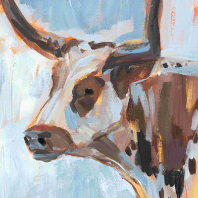 Vivid Cattle II by Annie Warren - Wrapped Canvas Painting -  August Grove®, FF845968789840A2AB06AA04C5E03E1A