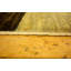 Tapis zone en laine dorée/brune 3 pi 2 po x 4 pi 9 po main one-of-kind noué la Nash