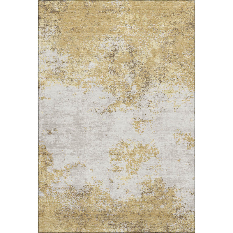 Premium Machine Washable Birchview AMF1027 Modern Rug, Rectangle 5' x 7'6"