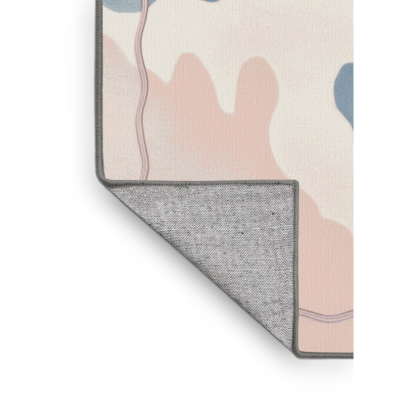 Blush Horizon Rug, Round 5'