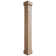 Timberthane Faux Wood Non-Tapered Square Column Wrap with Capital & Base