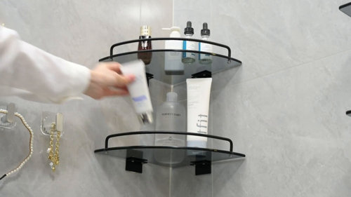 Corner Glass Shelf, Bathroom Accessories