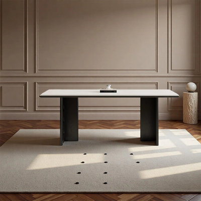 Table de salle à manger rectangulaire tendance et simple