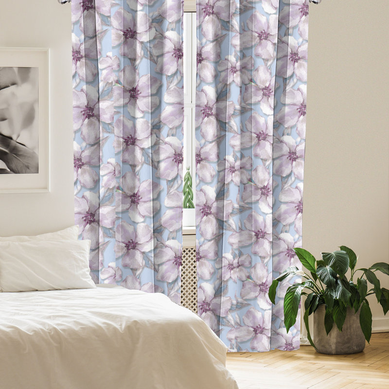 Semi Sheer Curtain Pair