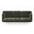 Halsey Forest Green Textured Fabric Sofa