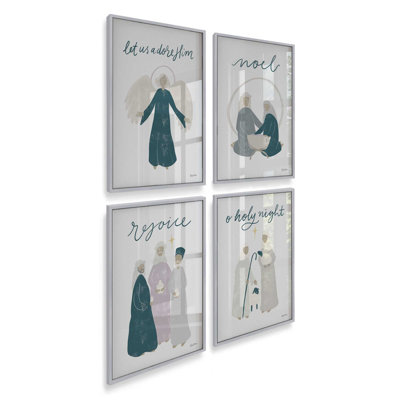 Heaven's Glow, ensemble de 4 reproductions d'art