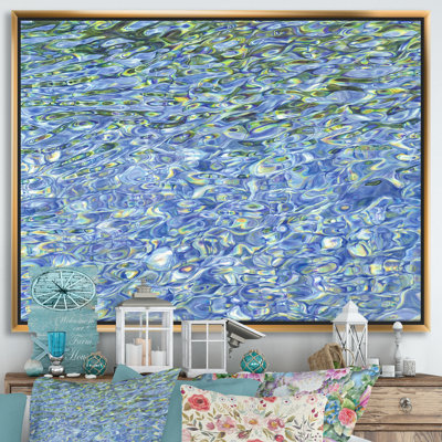 " Sunny Water With Transparent Waves Reflecting Gentle Sunshine II "