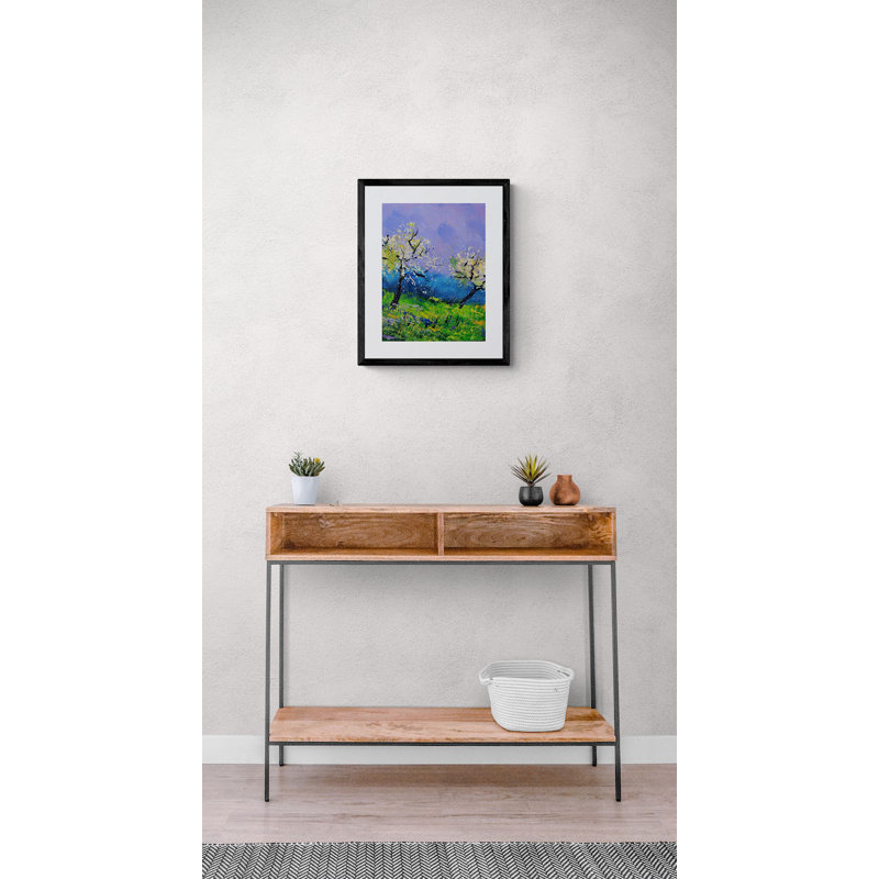 Two Trees In Spring Print by Pol Ledent, Wrapped Canvas, 32" H x 24" W