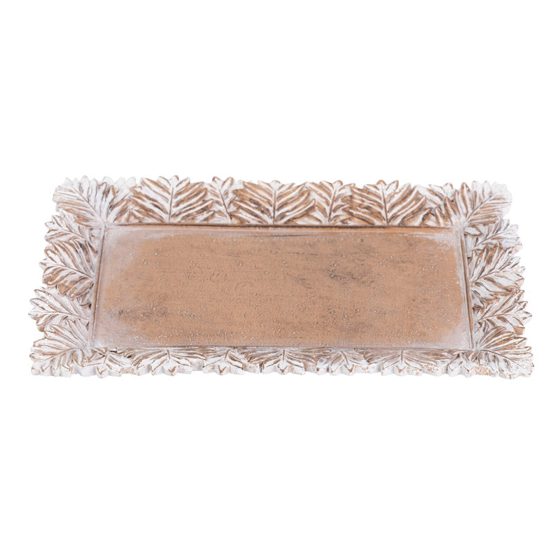 Orme Resin Decorative Tray, Natural