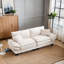 Plush Oversized Deep-Seat Soft Corduroy Upholstered 2-Seater Loveseat Couch, Sleek Modern Comfy Upholstered Sofa