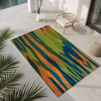 Cascading Wilderness Indoor And Outdoor Area Rug