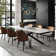 Cerinle 78.74'' to 110.24'' Extendable Rectangular Sintered Stone Dining Table for 8-10