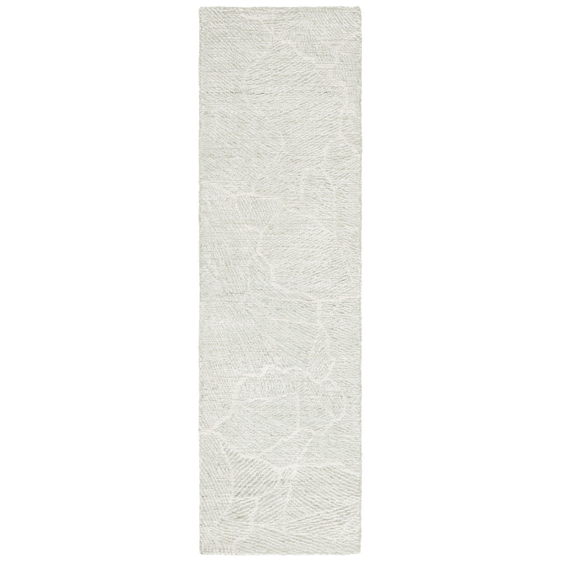 Judner Hand Tufted Wool Pile Abstract Rug, Runner 2'3" x 8'