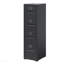 Classeur vertical à 4 tiroirs avec serrure verticale en métal pour bureau à domicile