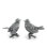 Song Bird Pewter Salt and Pepper Shaker Set