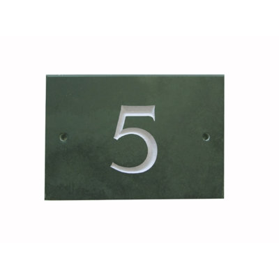 Odacia 10cm H Stone House Number