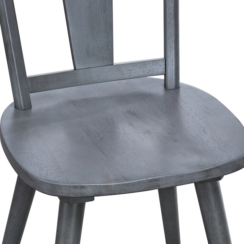 Chaises de salle à manger Kaliski Mid-Century, Gris antique