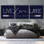 «Epic Art, Live, Love, Lake» par Lux + Me, art mural en verre acrylique, ensemble de 3 pièces-102028615