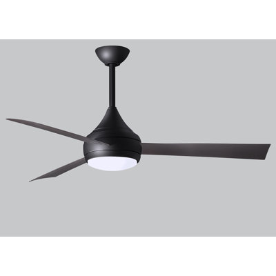 Donaire LED Outdoor Downrod Ceiling Fan