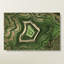 «Abstract Dreaming About Emerald Geode Crystals», impression sur toile tendue-68015342-68015345