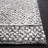 Glamour Hand Tufted Viscose/Wool Southwestern Rug in Charcoal/Ivory-1450086667