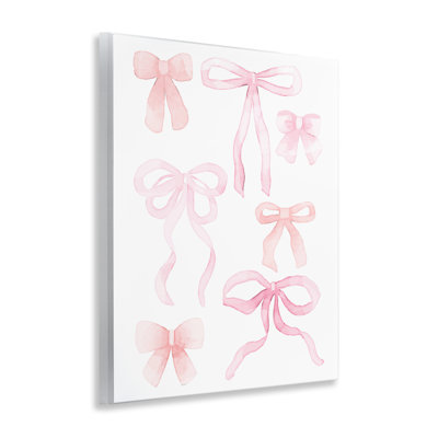 Plaque murale rose à l'aquarelle rose, design par Kim Allen
