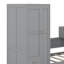 Lit simple superposé en bois avec lit gigogne, armoire, armoire, bureau et tiroirs-106220949