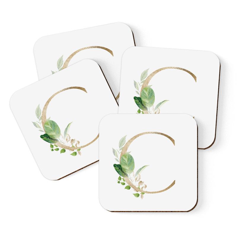 Sous-verre à monogramme Exotic, C