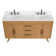 Hoult 60 in. Natural Teak Double Bathroom Vanity with Quartz Top