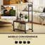 100cm H x 55cm W Printer Stand with Wheels