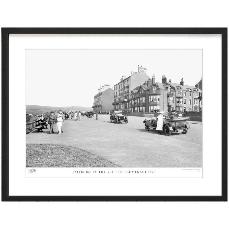 Saltburn By The Sea, The Promenade 1923 - Single Picture Frame Print, 28cm H x 36cm W x 2.3cm D
