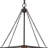 5 - Light Wood Drum Chandelier