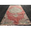 Tapis géométriques, tapis en laine, tapis de chambre rose, tapis 4,1 x 7,8 pi, tapis turc, tapis rétro