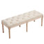 Banc revêtu de lin 47,2 po Linwynn