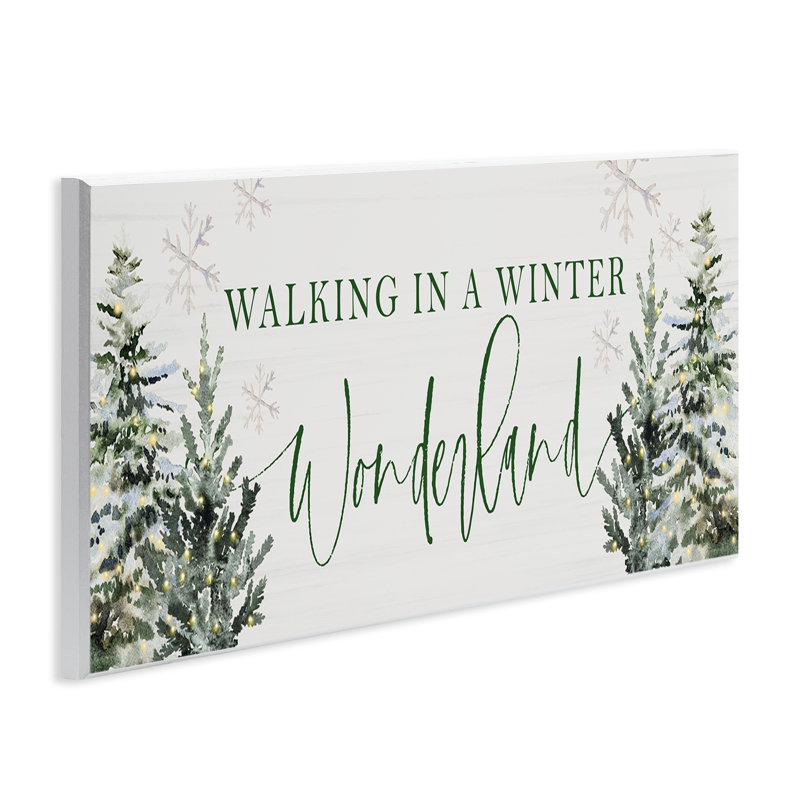 Art mural Winter Wonderland Trees par Lux + Me Designs