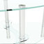 Table basse ovale en verre transparent-45242065