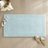 1 PCS 24X60" 100% Cotton Tufted 3000 GSM Reversible Bath Rug Blue-171251015