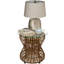 Table de bout ocho en rotin
