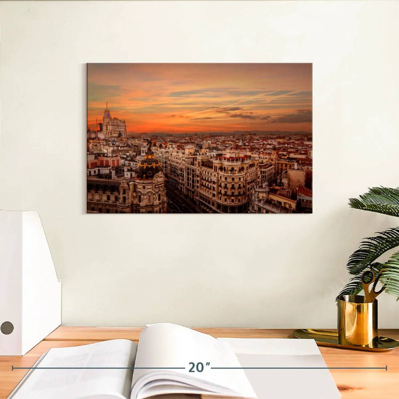 Sireci Madrid Sunset, 8" H x 12" W