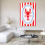 Art mural Bold Lobster Striped-1703404554