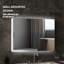 Armoire à pharmacie lumineuse avec miroir, miroir de salle de bain mural 26 po x 36 po avec rangement, armoire murale de salle de bain 3 couleurs avec charge USB, tablette réglable, blanc ultrabrillant