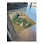 Tapis décoratif moderne vert à motif de paon surré vert-1931260332