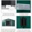 11 ft. W x 13 ft. D Metal Garden Shed-2102820114