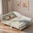 Upholstered Daybed With Headboard And Armrest-382239015-382239013